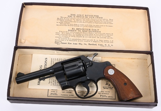 COLT OFFICIAL POLICE IN ORIGINAL BOX 1967