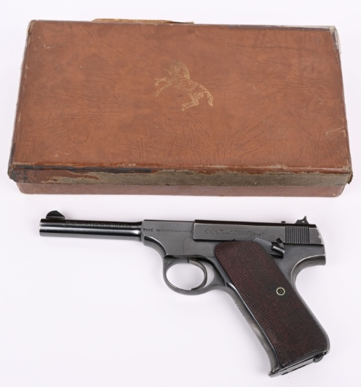 COLT .22 LR WOODSMAN IN BOX MFG 1933