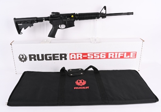 BOXED RUGER AR556 SEMI AUTO 5.56 RIFLE