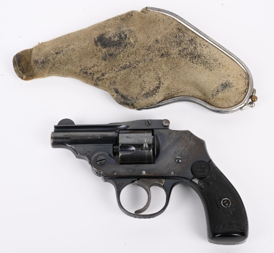 SCARCE IVER JOHNSON BICYCLE REVOLVER / CASE