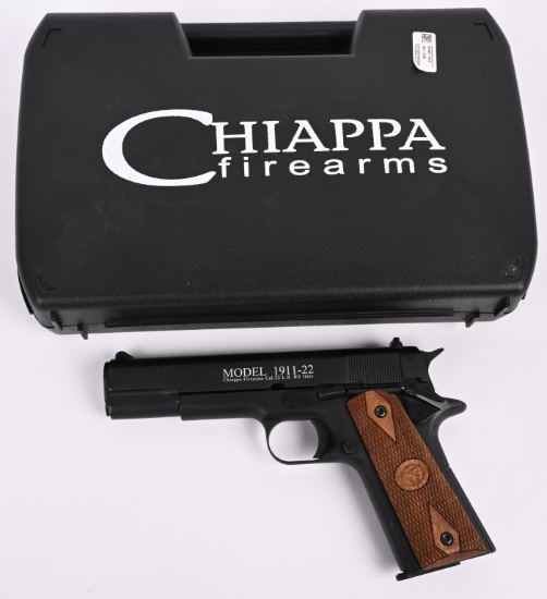 BOXED CHIAPPA MODEL 1911-22 SEMI AUTO .22 PISTOL