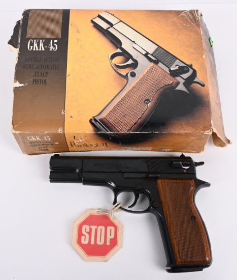 BOXED HUNGARIAN FEG GKK-45 SEMI AUTO PISTOL