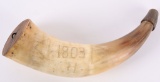 1803 DATED POWDER HORN