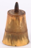 EARLY POWDER HORN SHAPED LIKE TANKARD