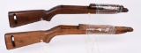 PAIR USGI M1 CARBINE STOCKS