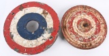 PAIR OF 19TH CENTURY SHOOTING GALLERY METAL TARGET