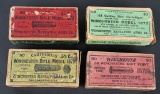 FOUR BOXES WINCHESTER MODEL 1873 AMMO