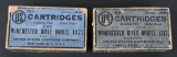 TWO BOXES US CARTRIDGE CO. 44-40 AMMO