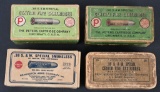 FOUR BOXES VINTAGE .38 SPECIAL AMMO