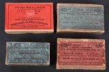FOUR BOXES BALLARD RIFLE AMMO
