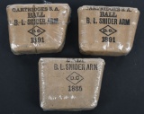 (3) ORIGINAL SEALED PACKS OF SNYDER AMMO