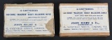 (2) FULL BOXES JOHN RIGBY .350 BORE MAGNUM AMMO