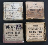 (4) BOXES KYNOCH MKII SUB CALIBER AIMING TOOL AMMO
