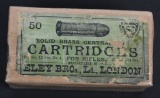 RARE TROPICAL TIN PAPER SEALED ELEY .360 NO 5 AMMO