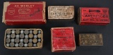 (6) BOXES ANTIQUE ENGLISH REVOLVER AMMO