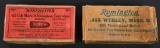 TWO BOXES VINTAGE WEBLEY REVOLVER AMMO