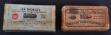 TWO BOXES VINTAGE WEBLEY REVOLVER AMMO