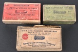 (3) BOXES AMMO S&W NO. 3 REVOLVERS