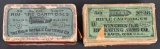 (2) BOXES OF .38 RIMFIRE AMMO