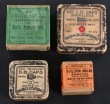 (4) MISC ANTIQUE 2-PC AMMO