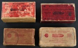 LOT (4) ANTIQUE AMMO 7.65 LUGER, 9MM LONG