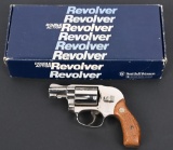 BOXED NICKEL S&W MODEL 49 REVOLVER