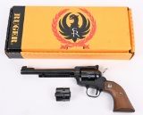 BOXED RUGER SINGLE SIX 2-CYLINDER REVOLVER