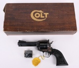 BOXED DUAL CYL. COLT NEW FRONTIER .22 REVOLVER