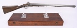 CASED ENGLISH STYLE SXS PERCUSSION SHOTGUN