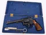 SMITH & WESSON 5 SCREW K-22 REV, IN SALESMAN CASE