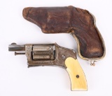 P. HUET FRENCH PURSE CASED VELO DOG REVOLVER