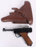 STOEGER .22 LONG RIFLE LUGER PISTOL WITH HOLSTER