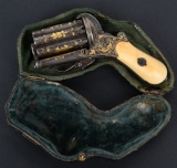 PIPE CASED GOLD INLAID KNUCKLE DUSTER