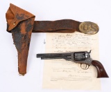 WHITNEY POCKET MODEL PERCUSSION REVOLVER W/HOLSTER