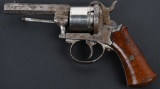 GERMAN PROOFED PINFIRE REVOLVER