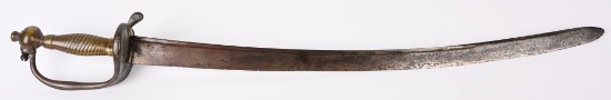 EARLY BRITISH OR FRENCH SPADROON OR SWORD
