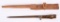 SCARCE JOHNSON RIFLE BAYONET AND SCABBARD