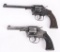TWO PRE WAR COLT REVOLVERS