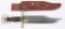50'S RANDALL BRASS BACKED SMITHSONIAN BOWIE KNIFE
