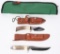 2 RANDALL MOD, 3 HUNTER & MOD 22 YUKON SKINNER