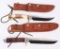 2 RANDALL MOD 3 HUNTER AND MOD 5 CAMP&TRAIL KNIVES