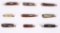 LOT OF 9 REMINGTON BULLET KNIVES