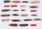COLLECTORS LOT OF 23 POCKET FOLDING KNIVES