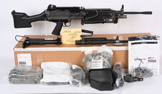 FN MODEL 249S SEMIAUTOMATIC BELT-FED 5.56 RIFLE