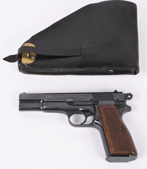 EARLY POST WAR BELGIUM BROWNING HI-POWER PISTOL