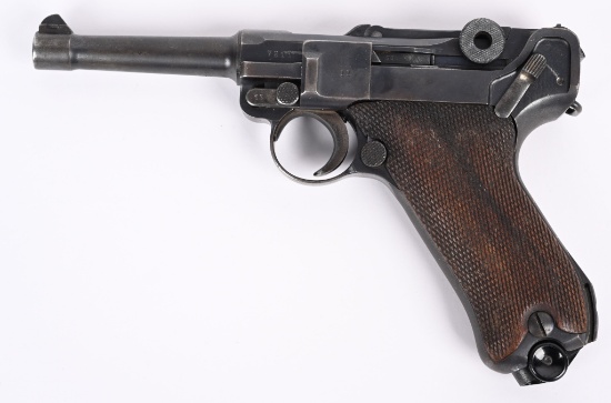 WW2 MAUSER CODE S/42 1937 DATED P-08 LUGER PISTOL