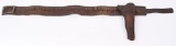 1884-1886 MONTANA TERRITORY MARKED HOLSTER -BELT