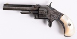 ENGRAVED & SILVER PLATED S&W MODEL NO. 1 REVOLVER
