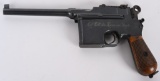 ENGRAVED PRESENTATION MAUSER C-96 EARLY FLATSIDE