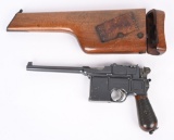 MAUSER CONE HAMMER MODEL C-96 BROOMHANDLE PISTOL